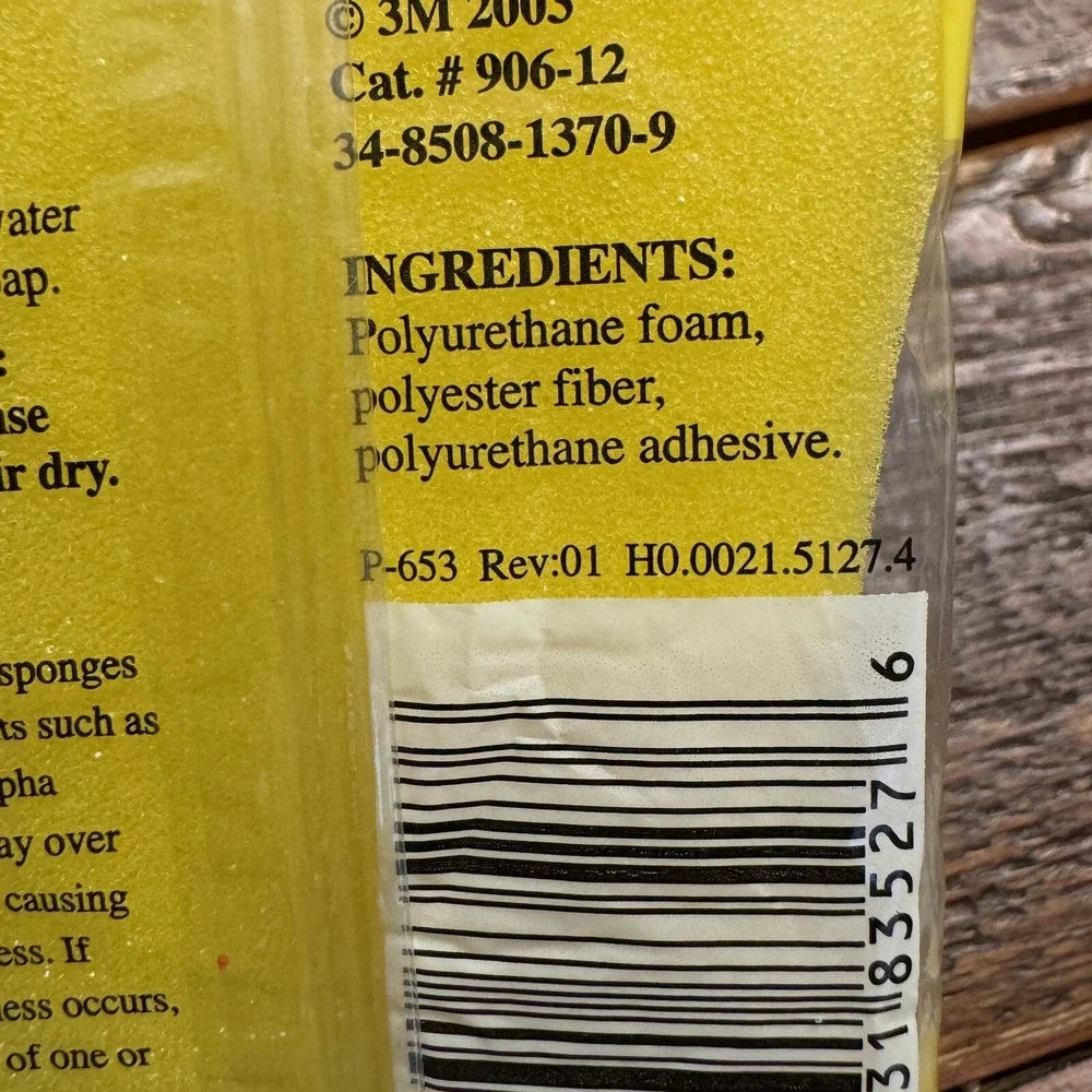 Buf-Puf Kids‎ Bath Sponge 3M Vintage 2003 New Deadstock Yellow Vintage Bath Time